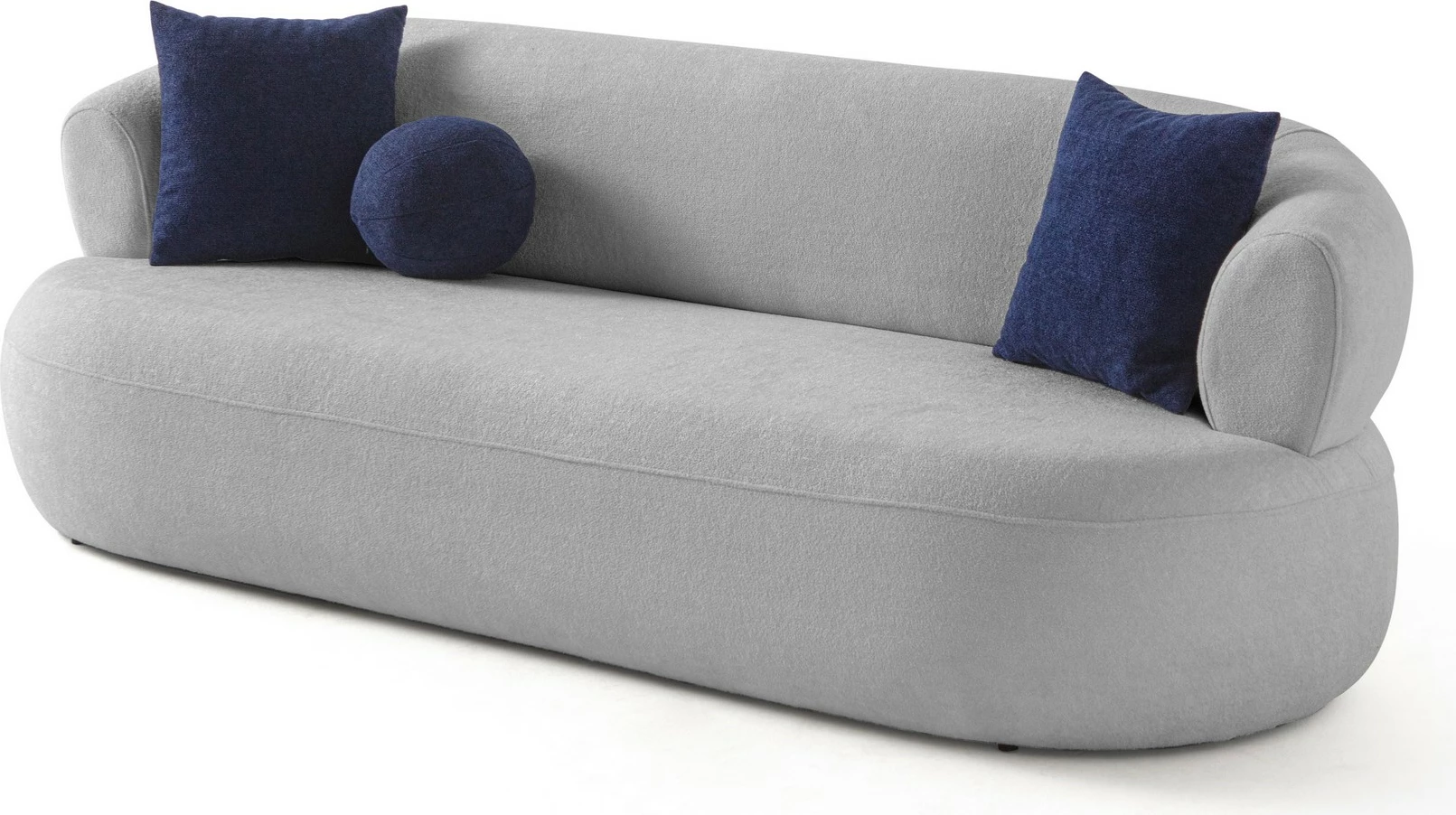 Divan treshe Atelier del Sofa, ngjyrë gri, Roma