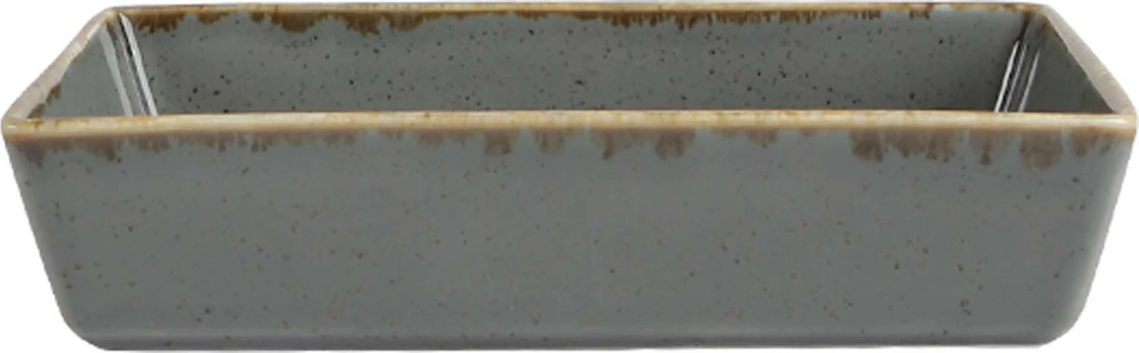 Pjatë meze Porland Seasons Stone 160x110 mm 300 ml, gri e errët, set 6 copë