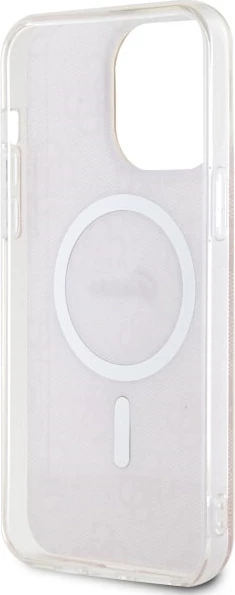 Mbështjellës Guess 4G MagSafe për iPhone 14 Pro Max, rozë