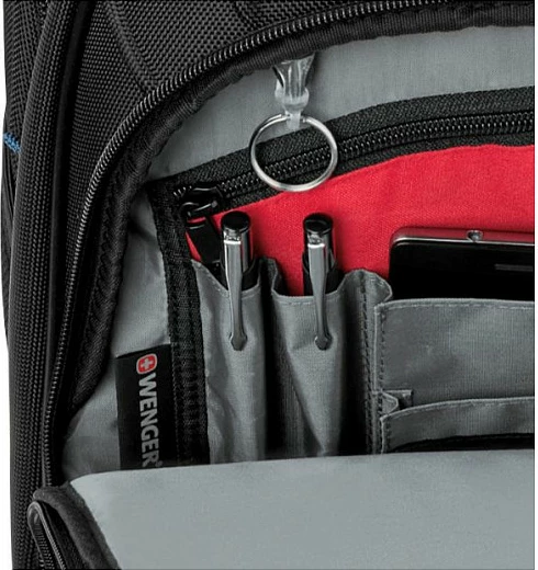 Çantë shpine për laptop Wenger/SwissGear 600637, 17", 30 L, e zezë