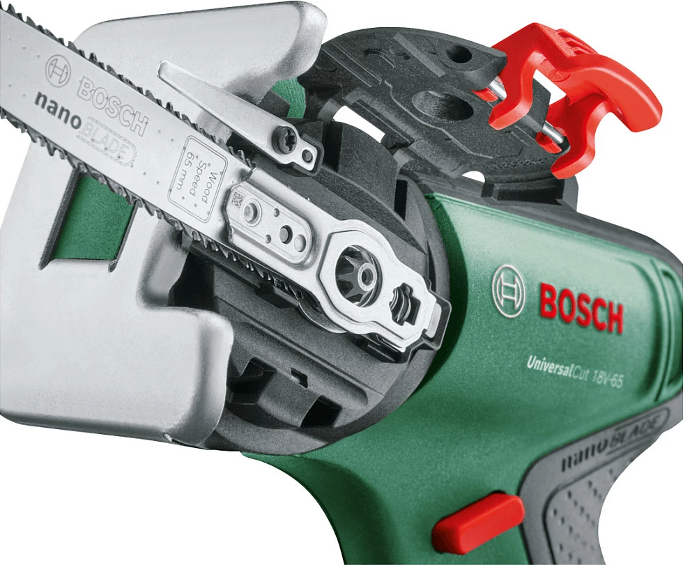 Sharrë me bateri Bosch UniversalCut 18V-65, 18V, jeshile/kuqe