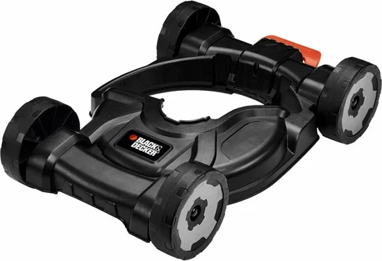 Bazë me rrota për trimer Black&Decker CM100, 38 cm, lartësi prerjeje 40-60 mm, e zezë