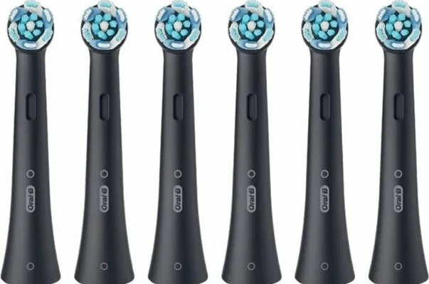 Koka zëvendësuese për furçë dhëmbësh Oral-B iO Gentle Care, 6 copë, e zezë