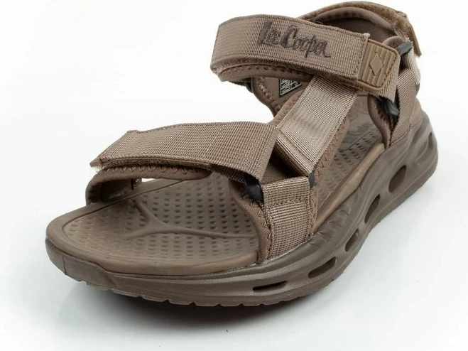 Sandale për meshkuj Lee Cooper me rripa velcro, të gjelbra