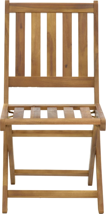 Karrige palosëse Elijie, dru akacie, ngjyrë natyrale, 45x62x90cm