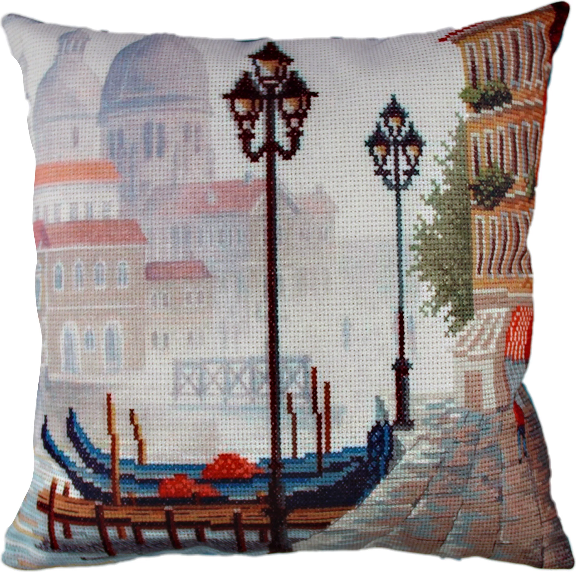 Jastëk dekorativ, shumëngjyrësh, Evila Originals, A10851, 43x43cm