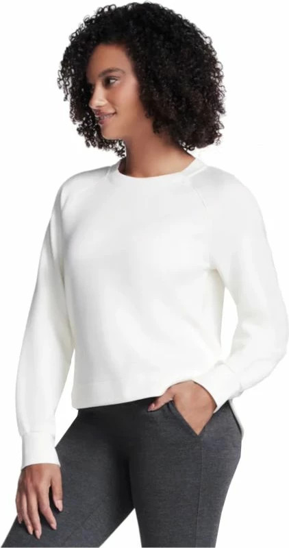 Maicë e gjatë Skechers Skechluxe Elevate Crewneck LT152-OFWT, e bardhë [Madhësia: L]