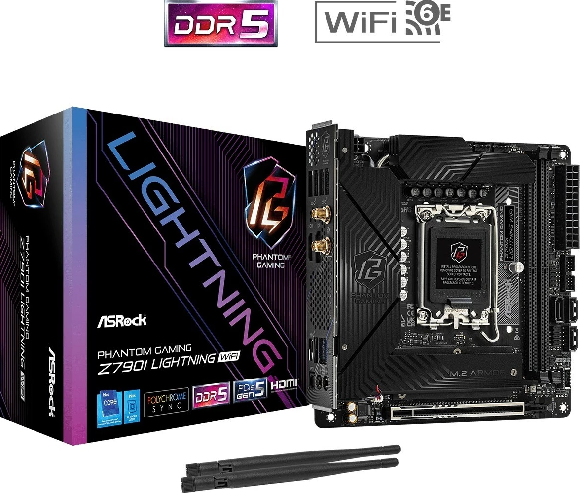 Pllakë amë ASRock Z790I LIGHTNING WIFI, e zezë