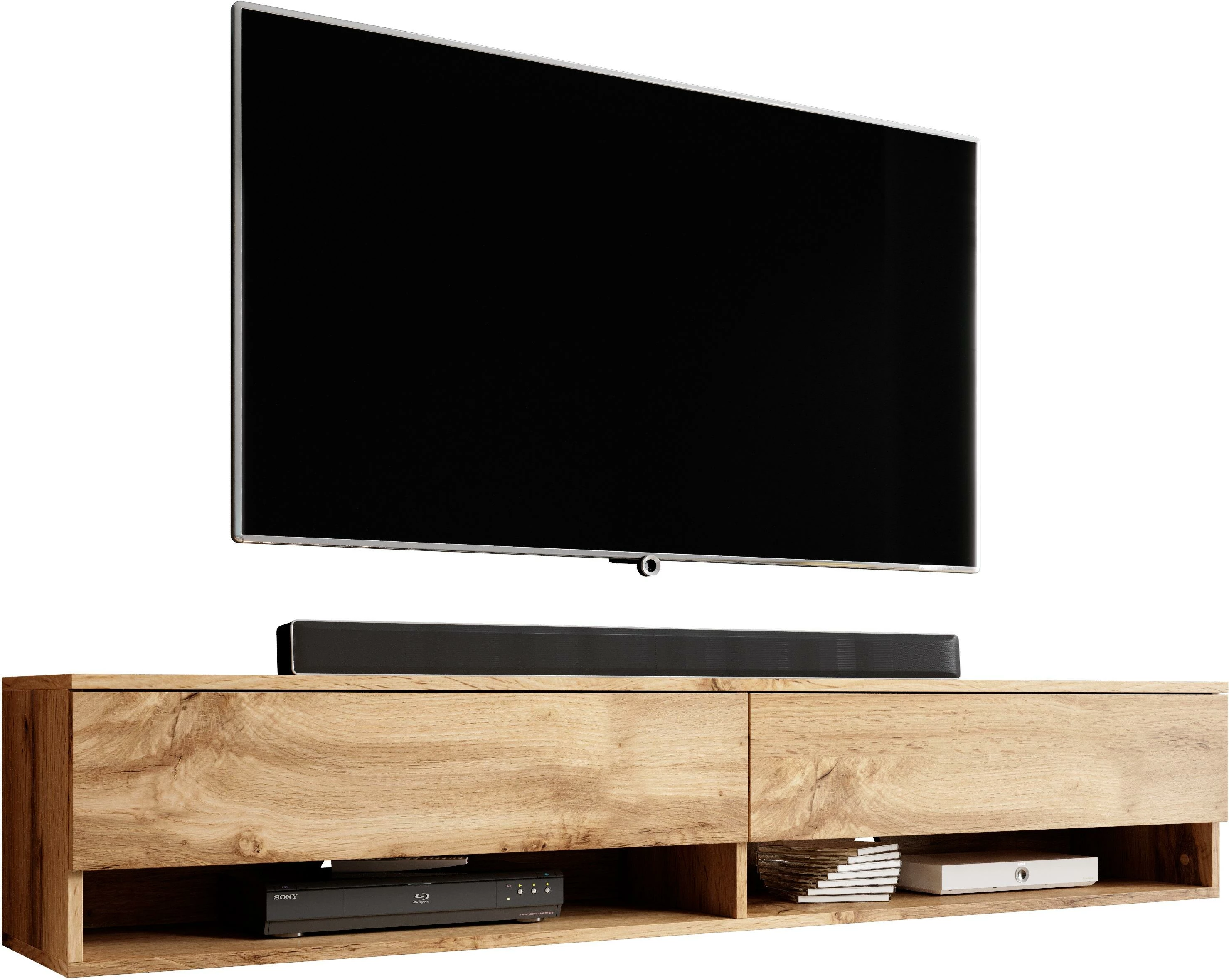TV Komodë Timber [Ngjyra: Kafe]