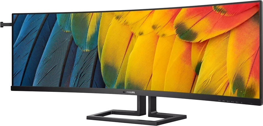Monitor Philips 45B1U6900C 45\" i lakuar VA, 32:9, 5120x1440, 75Hz, USB-C, KVM, i zi