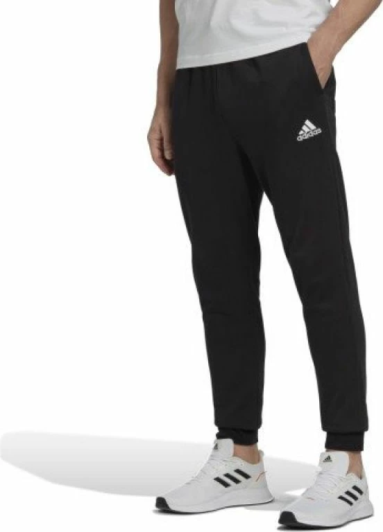 Pantallona sportive adidas Feelcozy, për meshkuj, të zeza