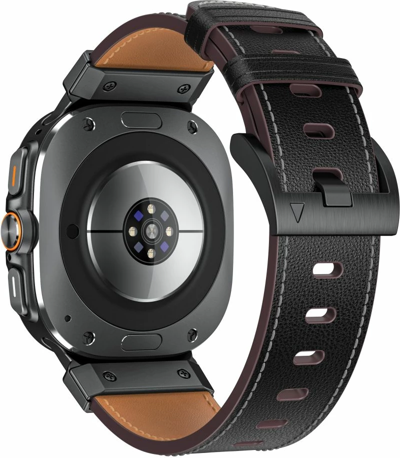 Rrip lëkure për smartwatch Tech-Protect Delta Pro, për Samsung Galaxy Watch Ultra 47mm, Zi