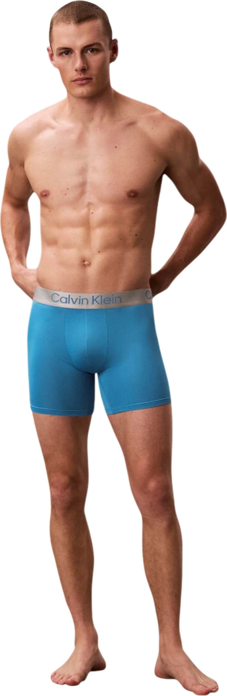 Të brendshme për meshkuj Calvin Klein Underwear LV00NB4124, gri e çelët [Madhësia: S]