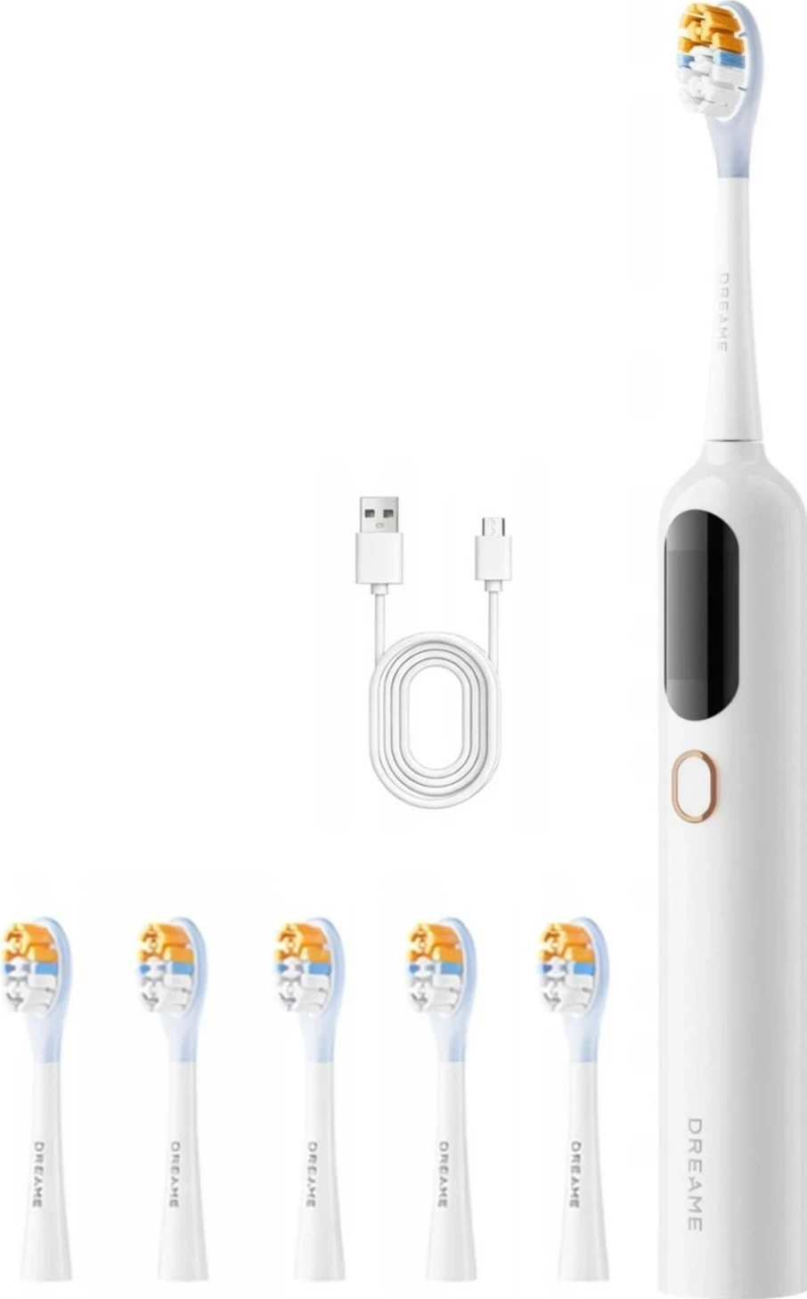 Furçë dhëmbësh sonike Dreame F02 Pro, 6 koka, USB-C, e bardhë