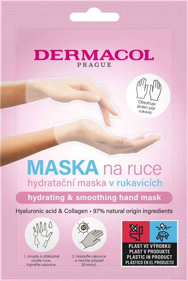 Maskë për duar për femra Dermacol, 1 palë