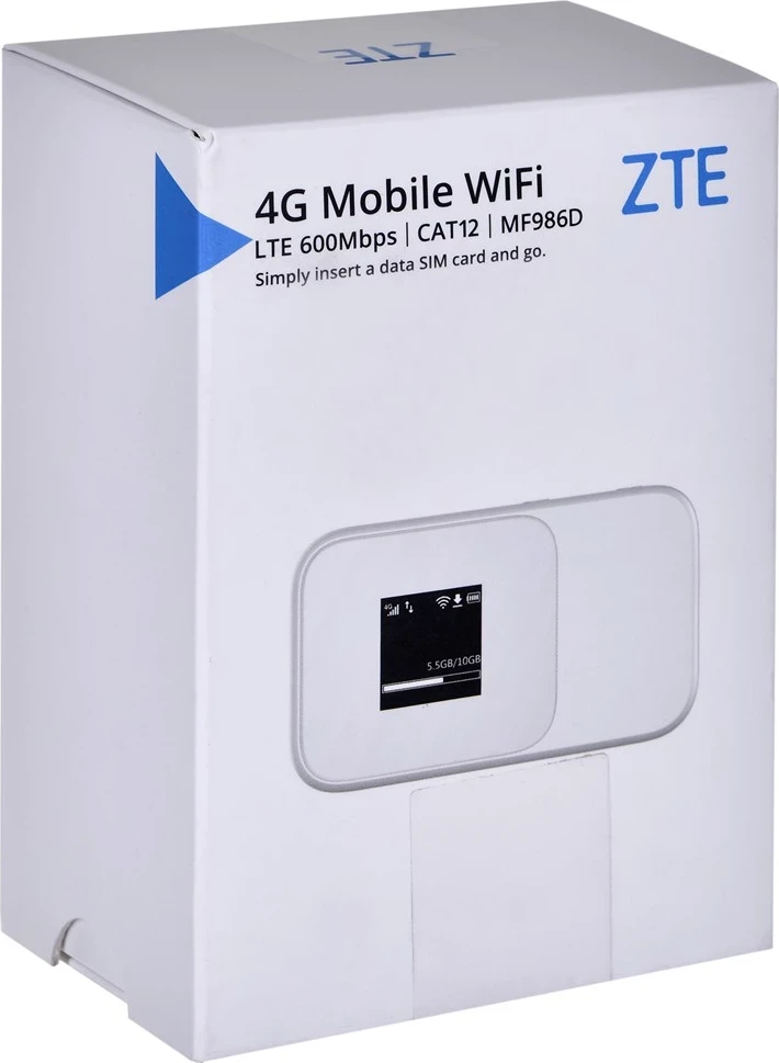 Router ZTE MF986D 4G UFI, Bardhë