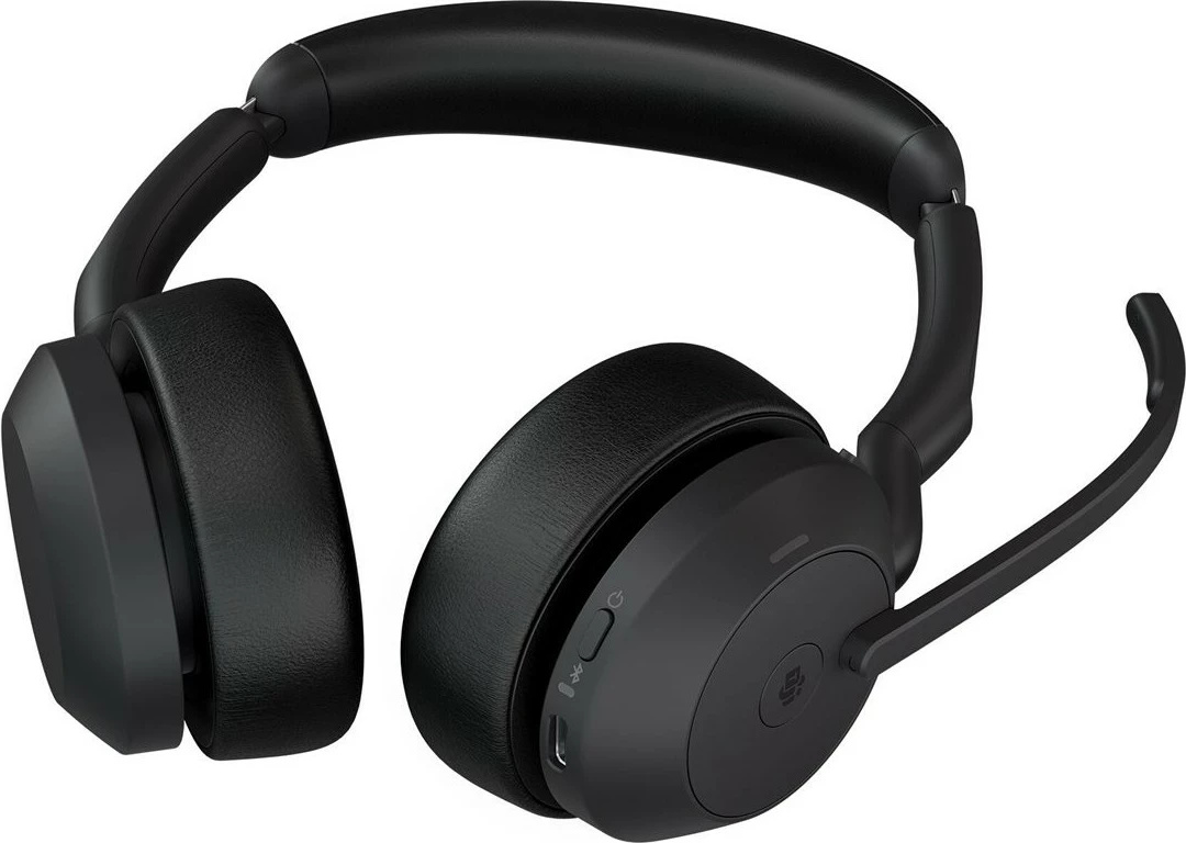 Kufje Jabra Evolve2 55, Wireless, Office/Call center, 20 - 20000 Hz, 130 g, e zezë