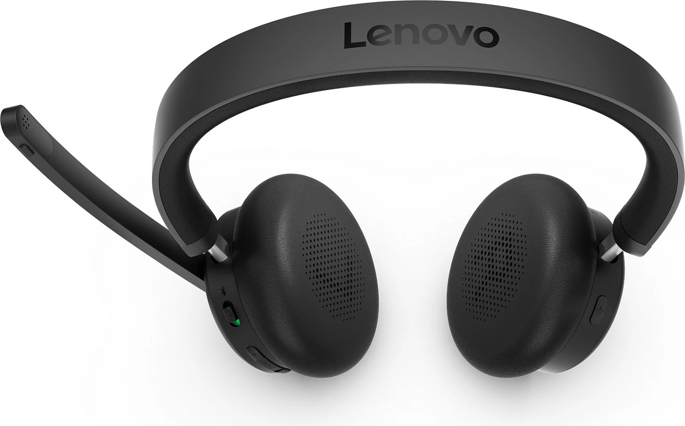 Kufje Lenovo 6550, Wireless Dual-Mode, ANC, Teams, USB-A, të zeza