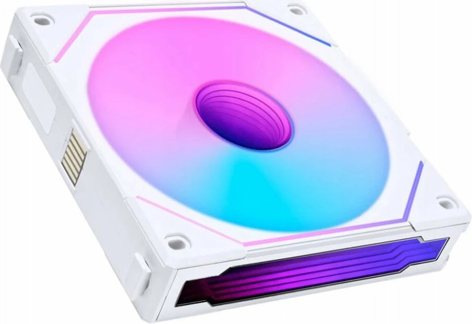 Ventilator PC Lian Li UNI FAN SL-INF 120 ARGB PWM Reverse Blade 120mm, i bardhë, set 3 copë
