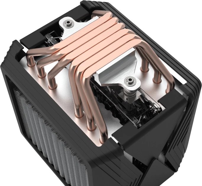 Ftohës CPU Redragon Hodur CC-2188, dual-tower, 1x120mm PWM, ARGB 5V 3-pin, 6 heatpipe, 200W TDP, 168mm, i zi