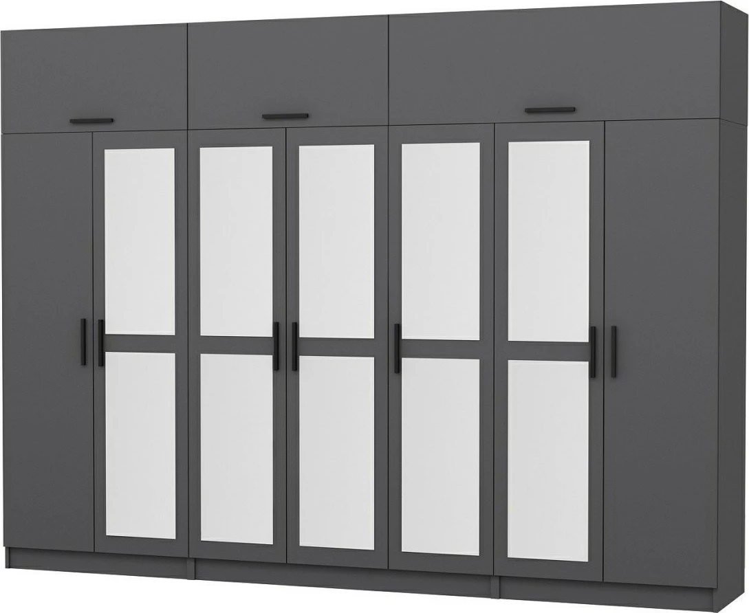 Dollap Skye Decor, ngjyrë antracit, Kale - 5191