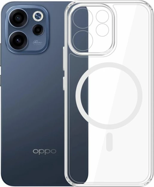 Kapak telefoni 3mk Armor MagCase për Oppo Reno 15 F 5G / Reno 15 FS 5G, transparent