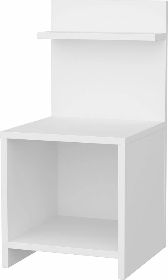 Komodinë natës Hanah Home, Ullman, e bardhë