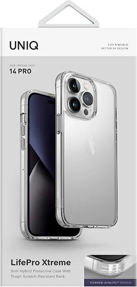 Mbështjellës UNIQ LifePro Xtreme për iPhone 14 Pro, Transparent
