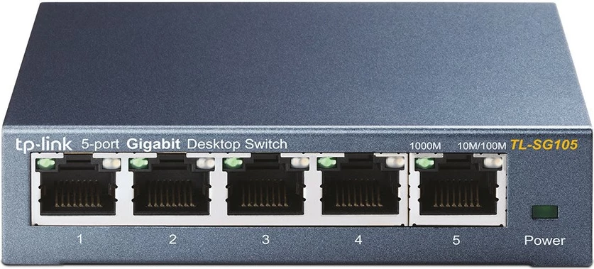 Switch TP-Link 5-Port 10/100/1000Mbps Desktop, Gigabit Ethernet, Full duplex