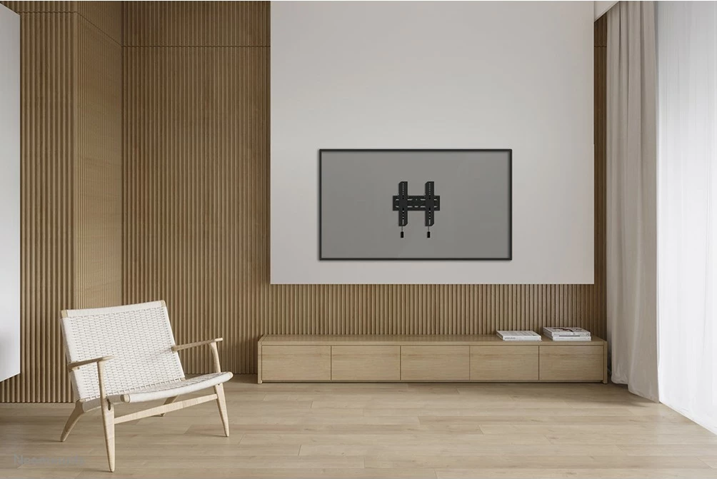 Mbajtës muri për TV Neomounts WL35S-850BL12, 24-65 inç, çelik, i zi, rregullim pjerrësie