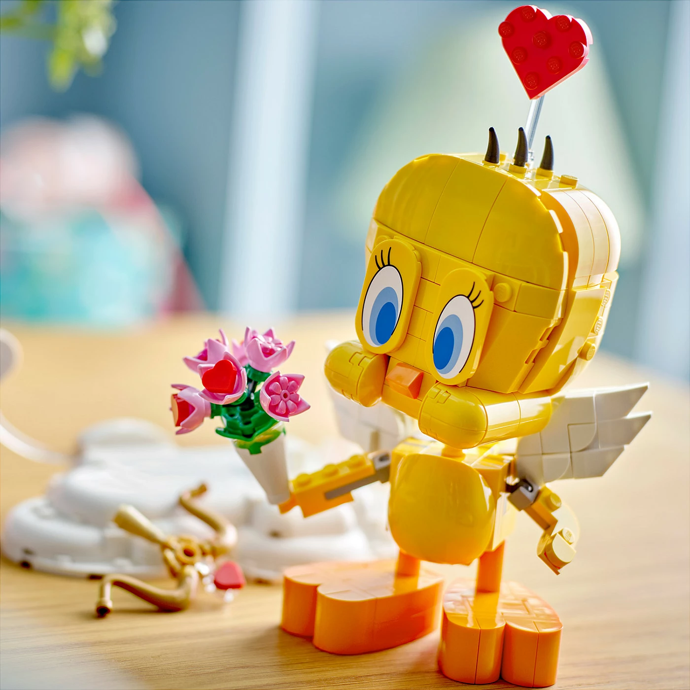 Set ndërtimi LEGO Iconic Sweetheart Tweety Bird 40824, 412 pjesë, 12+, shumëngjyrësh