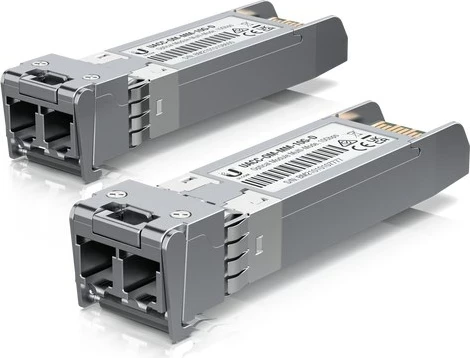Modul transceiver Ubiquiti UACC-OM-MM-10G-D-2, 10000 Mbit/s, Argjendtë, Set 2 copë