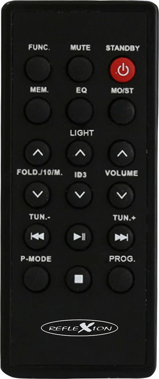 Altoparlant portativ REFLEXION CDR900BT, CD/USB/Radio FM, Bluetooth, Black/Orange