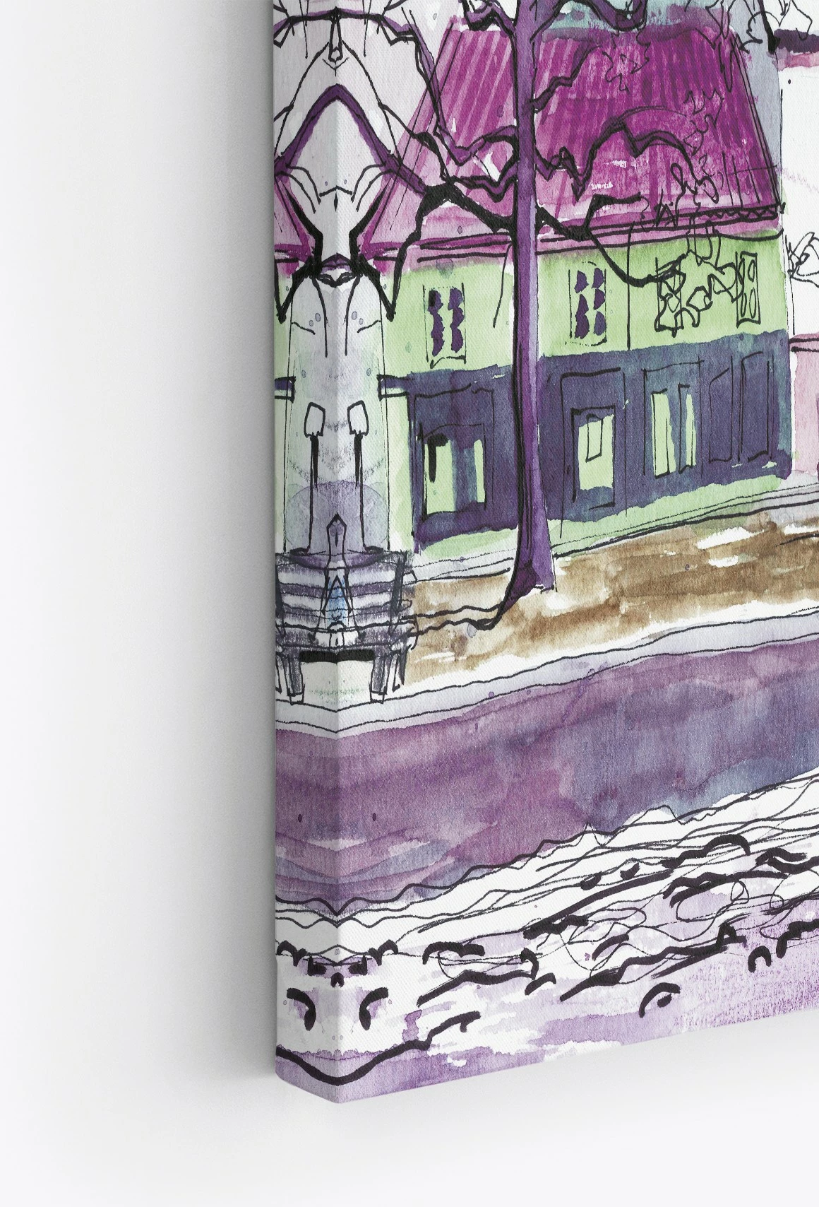 Pikturë dekorative në kanavacë, Wallity, Ersyfdc261, 50x70cm