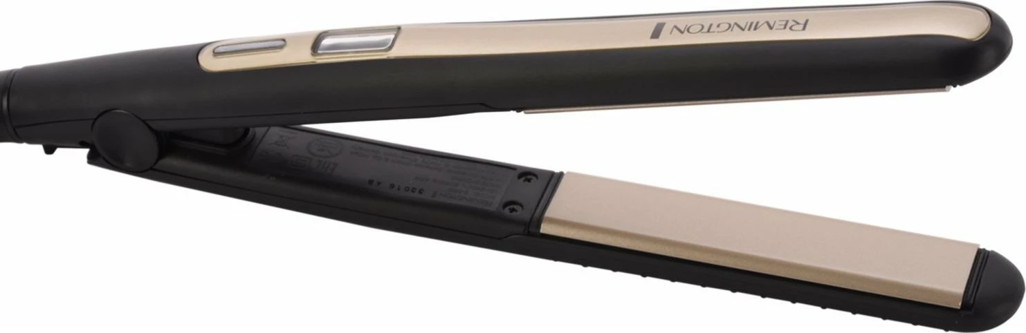 Drejtues flokësh Remington Sleek & Curl S6500, pllaka qeramike, 150-230°C, LCD, kabllo 2 m, i zi