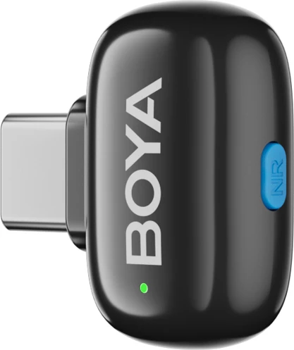 Set mikrofonësh wireless BOYA Mini-14 2.4GHz USB-C, 2 transmiter + receiver + kuti karikimi, i zi