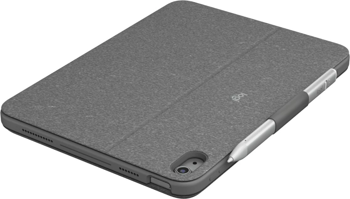 Tastierë me mauspad Logitech Combo Touch për iPad 10 gen, UK, gri