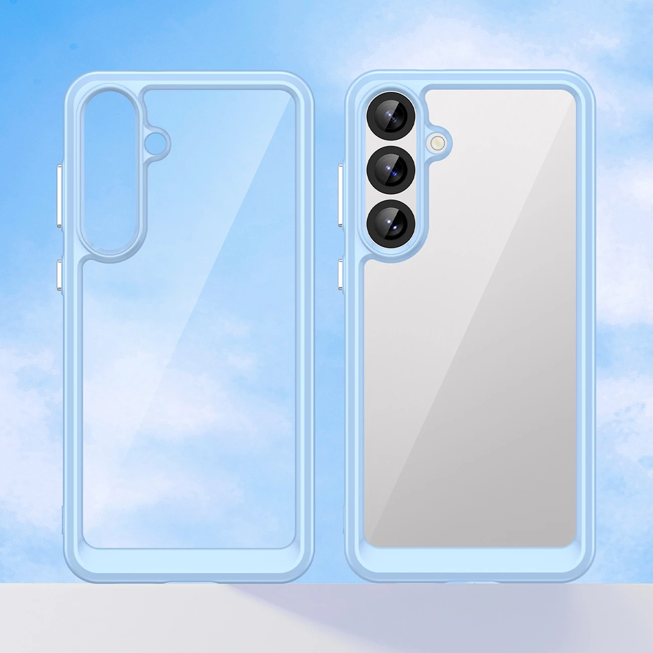 Mbështjellës Hurtel Outer Space për Samsung Galaxy A36, TPU/PC, Kaltër