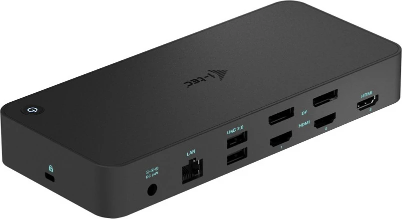 Docking station I-Tec USB 3.0/USB-C/Thunderbolt, 3x 4K, Power Delivery 100W, e zezë