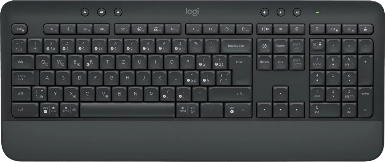 Tastierë me maus Logitech Signature MK650 Combo, wireless, Bluetooth, QWERTZ, graphite