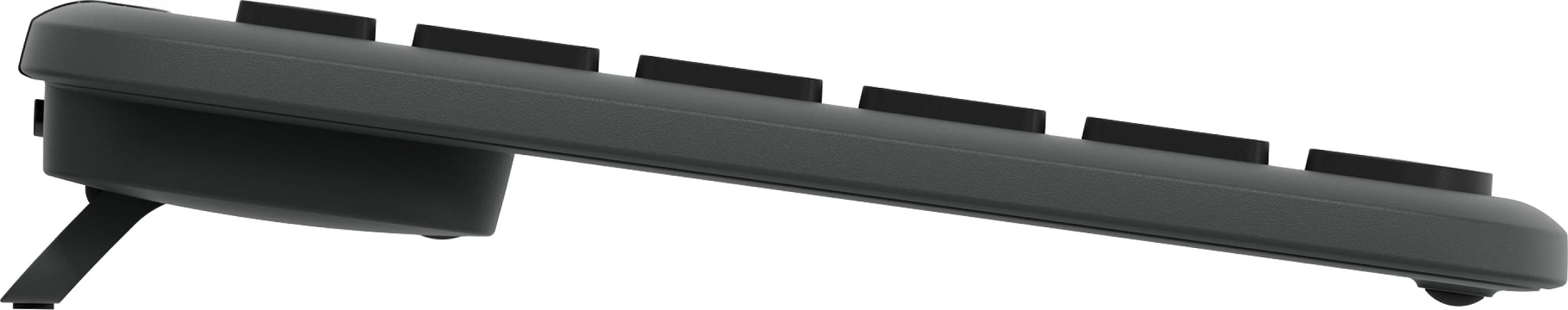 Tastierë Logitech Signature Slim Wireless K950, full-size, wireless, me numpad, gri e errët
