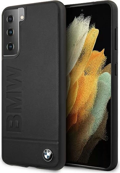 Mbështjellës BMW BMHCS21MSLLBK për Samsung Galaxy S21+, hardcase, Signature, e zezë