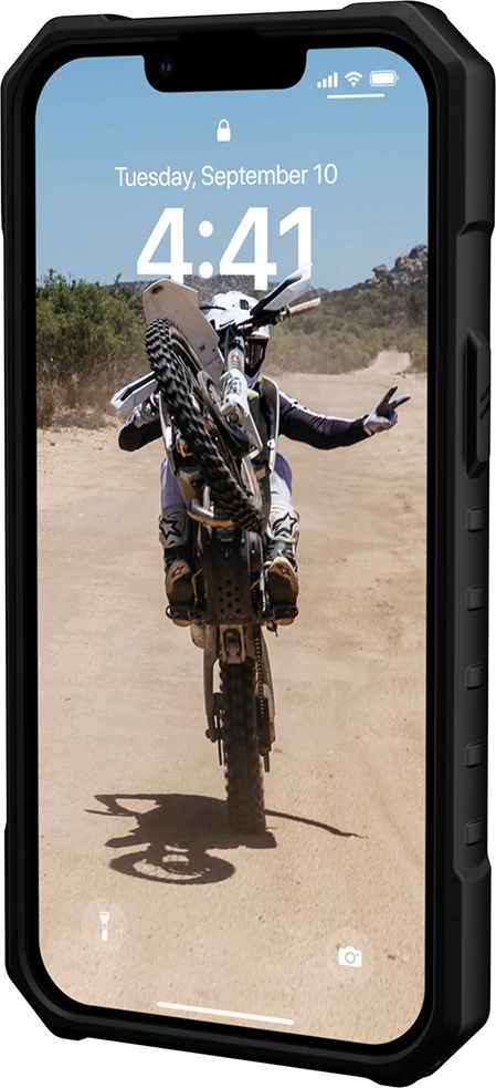 Mbështjellës UAG Pathfinder MagSafe për iPhone 14 Plus, i gjelbër