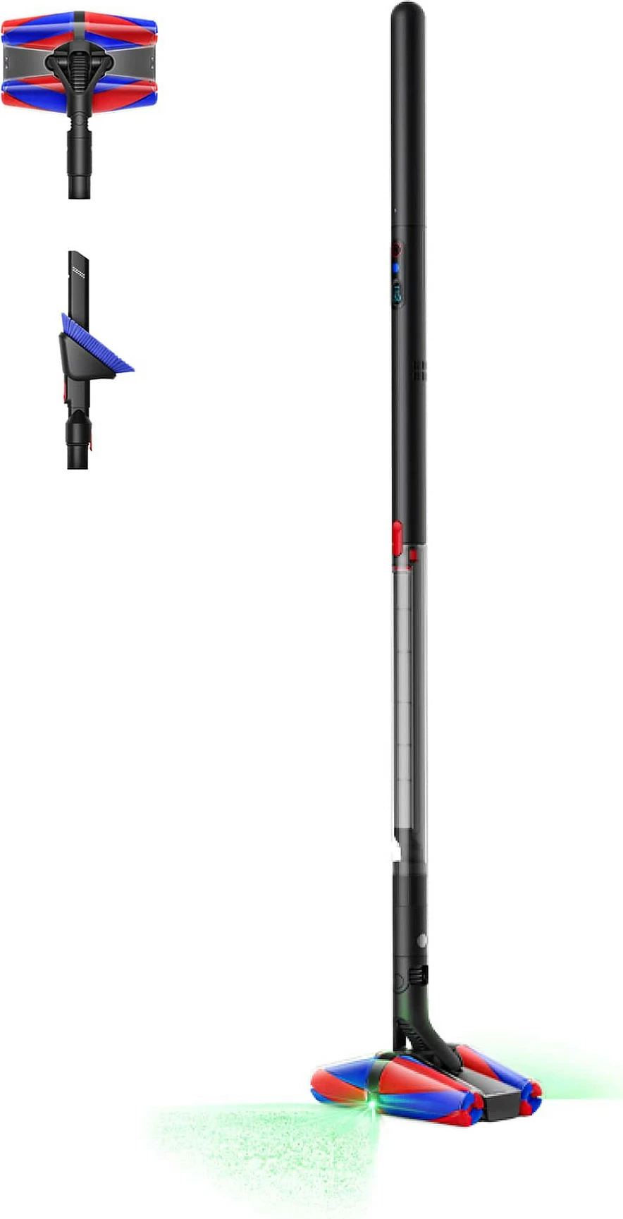 Fshesë me korrent Dyson PencilVac Fluffycones, pa kabllo, 30 min, LCD, Matte Black
