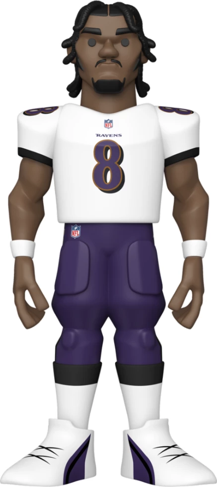Figurinë koleksionuese Funko Gold NFL Ravens Lamar Jackson 12"