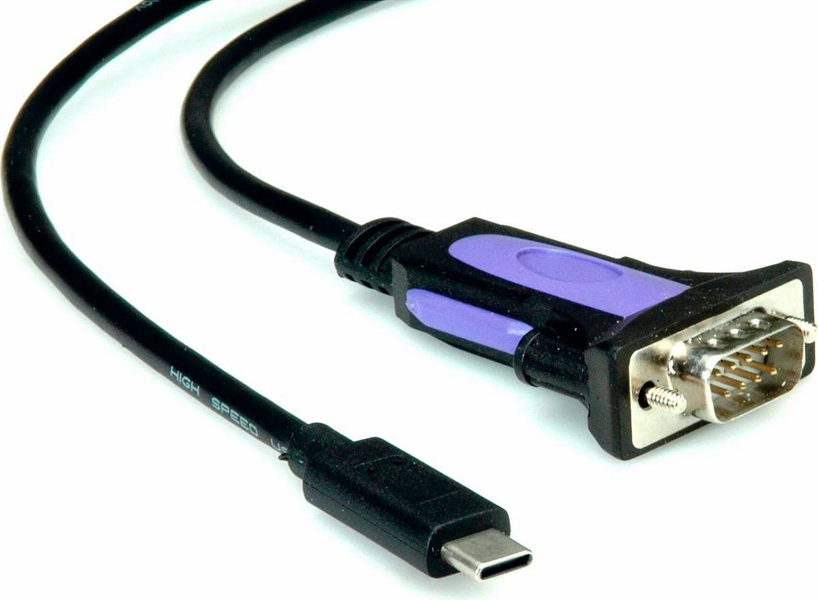 Kabll adapter ROLINE 12.02.1170, USB-C në VGA, 1.8 m, i zi