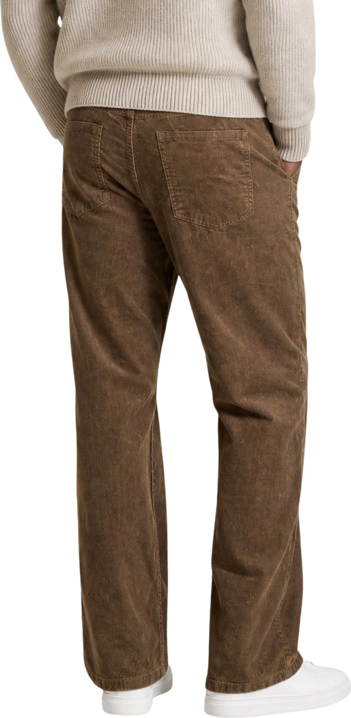 Pantallona për meshkuj Only & Sons Onsedge Straight Cord 0648 22038664, kafe [Madhësia: W33 L32]