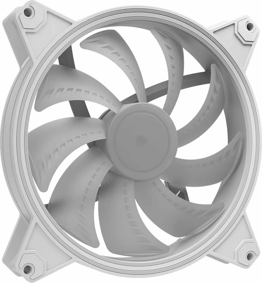 Ventilator PC Modecom Volcano Apex 140 ARGB Reverse 140mm 4-pin PWM, i bardhë