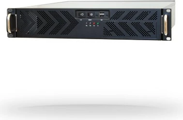 Kasë serveri Chieftec UNC-210T-B, 2U, ATX/micro ATX, 400W, e zezë
