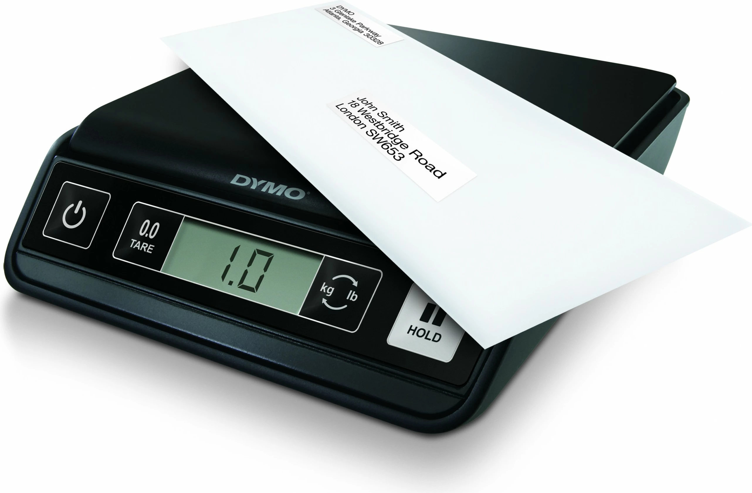 Peshore postare Dymo M2, elektronike, 2 kg, LCD, e zezë